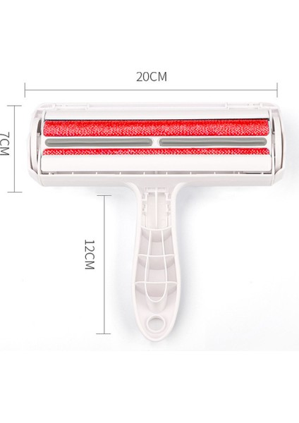 gri Yeni Pet Epilasyon Silindiri, Mobilyadaki Köpek ve Kedi Tüylerini Çıkarmak Için Kendi Kendini Temizleyen Evcil Hayvan Tüylerini Yıkanabilir 2 Yönlü (Yurt Dışından) indirimleri