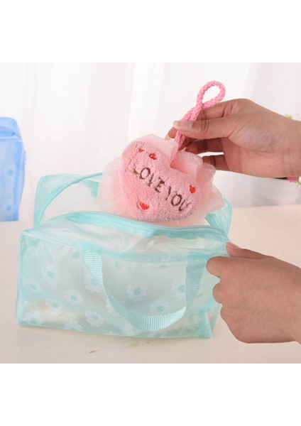 Mor Seyahat Aksesuarları Su Geçirmez Yerden Tasarruf Pvc Şeffaf Kozmetik Çantası Tuvalet Banyo Depolama Kılıfı Çiçek Makyaj Organizatör (Yurt Dışından) modelleri