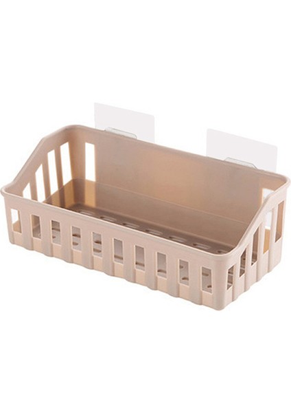 Açık Kahve Yeni Raf Banyo Yapışkanlı Depolama Raf Kanca Mutfak Ev Dekorasyon Köşe Duş Rafı Raf Depolama Raf Aksesuarları (Yurt Dışından)