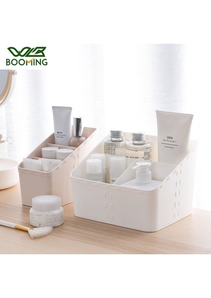 Beyaz L Wbboomıng 2 Renk Plastik Makyaj Organizatör Kozmetik Saklama Kabı Çekmece Ev Ofis Masaüstü Çeşitli Eşyalar Takı Saklama Kutusu (Yurt Dışından) fiyatları