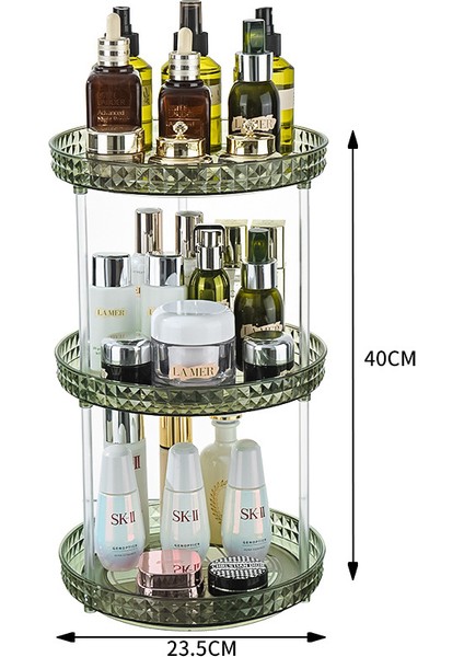 Küçük Boyutlu Kristal 2 Akrilik Makyaj Organizatör Kristal Su Geçirmez Kozmetik Tutucu Banyo Depolama Cilt Bakımı Pamuklu Ped Raf (Yurt Dışından) fiyatları