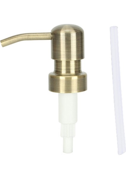 Bir Sabun Pompası Kafası Sıvı Sabun Losyon Dispenseri Pompaları Kafa Kolu Paslanmaz Çelik Pompa Kafası Banyo Mutfak Dağıtıcı Şişe (Yurt Dışından)