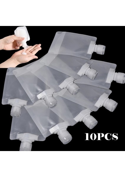 50 ML-8X9X2.5 cm 10 Adet Losyon Ambalaj Çantası Yeniden Kullanılabilir Sızdırmaz Doldurulabilir Torbalar Konteynerler Seyahat Taşınabilir Şampuan Losyon Sıvı Dağıtıcı Çanta (Yurt Dışından) fiyatları