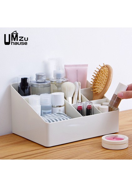 6 Izgaralar Kayısı Kozmetik Saklama Kutuları Makyaj Organizatör Ruj Fırçası Uzaktan Kumanda Kalem Tuvalet Kutusu Ev Banyo Masaüstü Organizasyonu (Yurt Dışından) fiyatları
