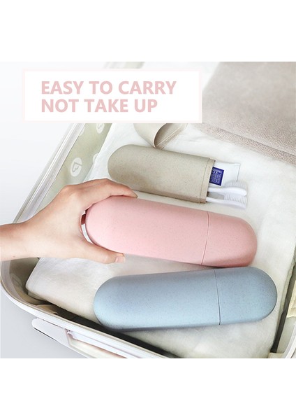 Bej Taşınabilir Kozmetik Durumda Banyo Organizatör Diş Fırçası Için Elektrikli Diş Fırçası Tutucu Kozmetik Kapsül Seyahat Çantası Organizatör (Yurt Dışından) fiyatları