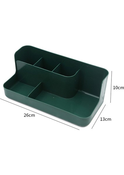 Yeşil Makyaj Organizatör Banyo Saklama Kutusu Kozmetik Organizatör Ofis Masaüstü Makyaj Takı Saklama Kutusu Çeşitli Eşyalar Konteyner (Yurt Dışından)