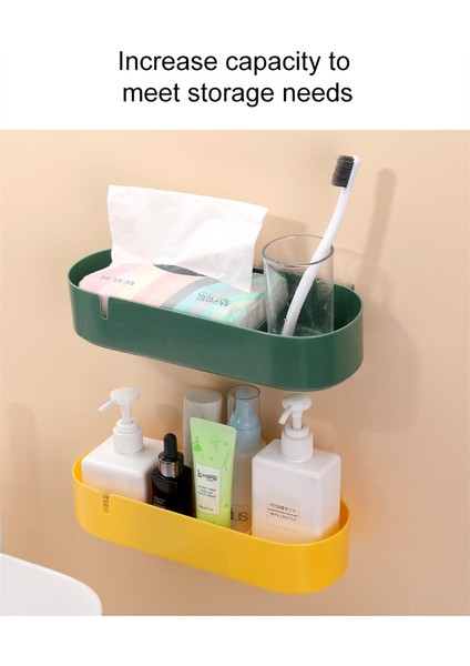 Sarı Duvara Monte Banyo Rafları Matkapsız Köşe Raf Duş Depolama Drenaj Raf Tutucu Tuvalet Organizatör Banyo Aksesuarları (Yurt Dışından) indirimleri