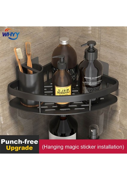 Black1 Neden Banyo Köşe Rafları Duş Rafı Duvara Monte Duş Şampuan Organizatör Depolama Raf Tutucu Tuvalet Aksesuarları Setleri (Yurt Dışından) fiyatları