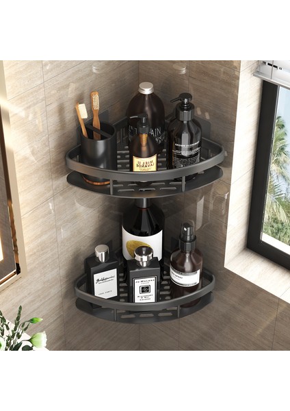 Black1 Neden Banyo Köşe Rafları Duş Rafı Duvara Monte Duş Şampuan Organizatör Depolama Raf Tutucu Tuvalet Aksesuarları Setleri (Yurt Dışından) modelleri