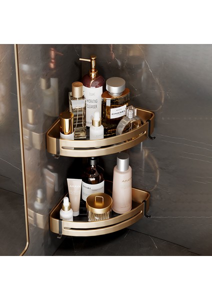 Black1 Neden Banyo Köşe Rafları Duş Rafı Duvara Monte Duş Şampuan Organizatör Depolama Raf Tutucu Tuvalet Aksesuarları Setleri (Yurt Dışından) fırsatları