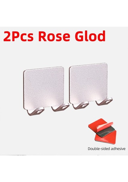 2 Rose Glod Duvar Jilet Tutucu Duş Depolama Kanca Banyo Tıraş Bıçağı Raf Organizatör Banyo Raf Ürünleri Raf Mutfak Depolama Rafları (Yurt Dışından)