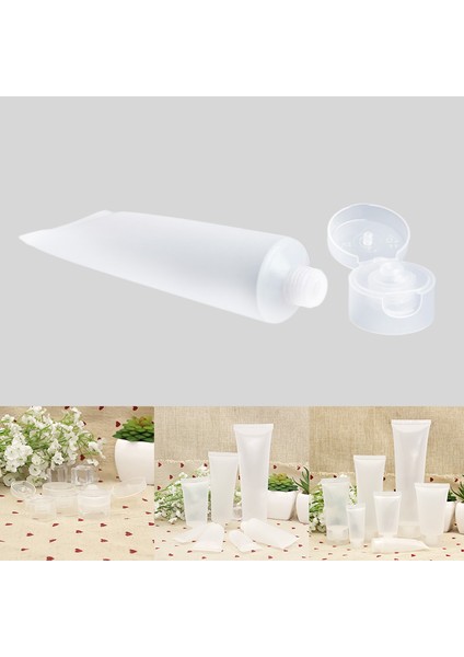 I 5 Adet 15ML/20ML/50ML/100ML Seyahat Boş Şeffaf Plastik Tüp Kozmetik Krem Losyon Şampuan Banyo Losyonu Kapları Şişeleri (Yurt Dışından) modelleri