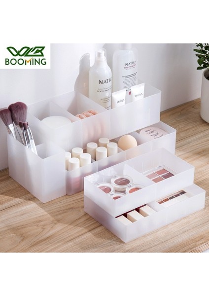 D 13.5X20X4 cm Wbboomıng Ayarlanabilir Çekmece Tarzı Makyaj Saklama Kutusu Plastik Çeşitli Eşyalar Kozmetik Konteyner Bölücü Masaüstü Çeşitli Eşyalar Organizatör (Yurt Dışından) fiyatları