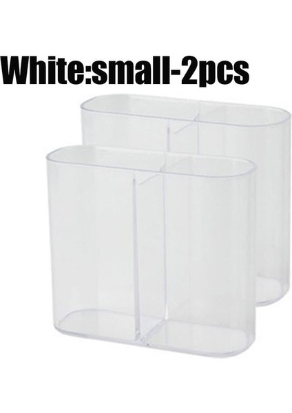 Küçük Beyaz Şık Plastik Makyaj Organizatör Banyo Saklama Kutusu Kozmetik Organizatör Masaüstü Makyaj Takı Saklama Kutusu Çeşitli Eşyalar Konteyner (Yurt Dışından)
