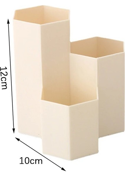 Pembe 3 Izgaralar Çok Fonksiyonlu Kalemlik Kozmetik Makyaj Fırça Saklama Kutusu Masası Makyaj Aracı Kalem Makyaj Kutusu Nailpolish Kozmetik Raf Kutusu (Yurt Dışından) fiyatları