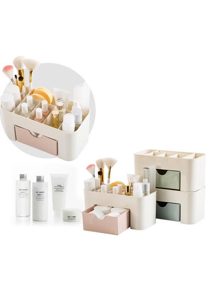 Bl Makyaj Organizatör Yerden Tasarruf Masaüstü Kozmetik Makyaj Kutusu Çekmece Tipi Kutu Kozmetik Güzellik Aksesuarları Vitrin (Yurt Dışından) modelleri
