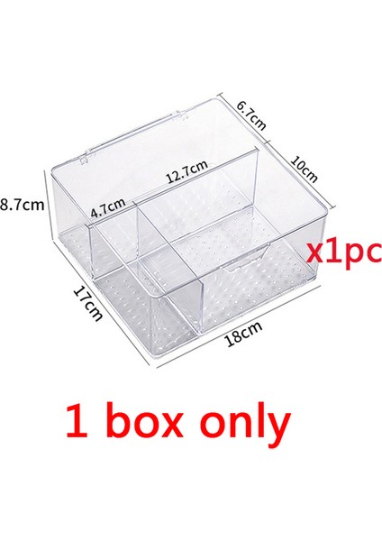 1 Kutu Sadece 3in1 Temizle Takı Saklama Kutusu ile 60 Adet Anti-Oksidasyon Çanta Şeffaf Kılıf Organizatör Mücevher Yüzük Kolye Bilezik (Yurt Dışından)