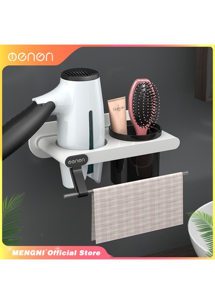 Gri (Sıradan) Mengnı Duvara Monte Saç Kurutma Makinesi Tutucu Yumruksuz Banyo Rafı Plastik Tarak Depolama Organizatör Raf Banyo Aksesuarları Setleri (Yurt Dışından) fiyatları