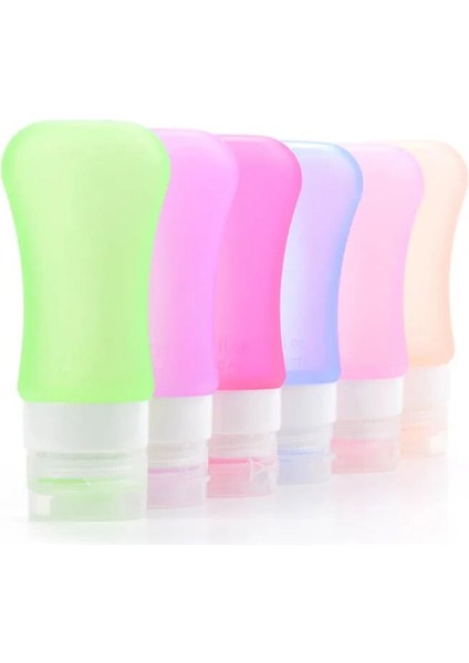 Pembe Seyahat Aksesuarları Kozmetik Konteyner 1 Adet 37/60/89 ml Sabunluk Şampuan Şişesi Taşınabilir Çok Renkli Silikon (Yurt Dışından) modelleri