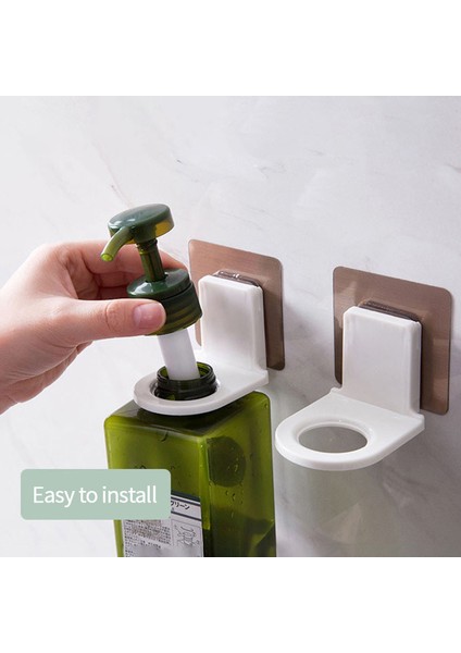 B Tipi Kanca 1 Adet Duvara Monte Duş Jeli Şişe Rafı Kendinden Yapışkanlı Kancalar Plastik Duvar Askısı Şampuan Rafı Depolama Organizatör Banyo Aksesuarları (Yurt Dışından)