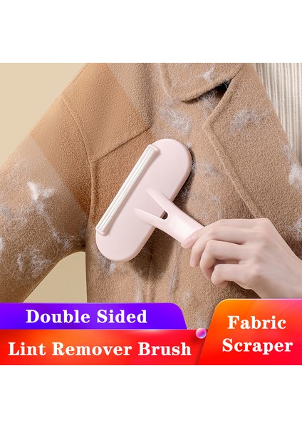 Pembe 1 Adet Çift Taraflı Pet Saç Çıkarıcı Fırça Pamuk Tiftiği Temizleyici Giyim Için Yün Ceket Elbise Tıraş Makinesi Halı Kazıyıcı Fırça Ev Cleani (Yurt Dışından) fiyatları