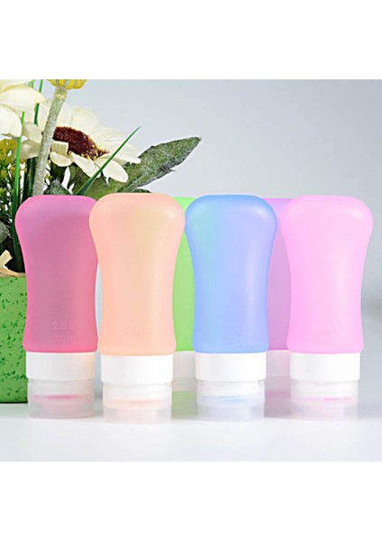 Gül Kırmızı Seyahat Aksesuarları Kozmetik Konteyner 1 Adet 37/60/89 ml Sabunluk Şampuan Şişesi Taşınabilir Çok Renkli Silikon (Yurt Dışından) indirimleri