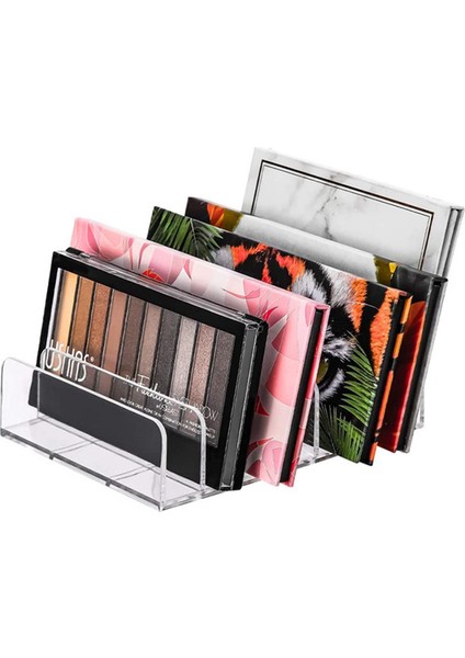 Tr-S 7 Izgaralar Şeffaf Akrilik Oogschaduw Kompakt Organizatör Lade Organisatie Bölücü Make Saklama Kutusu Şeffaf Yuvası Cosmetica Kılıfı (Yurt Dışından) indirimleri