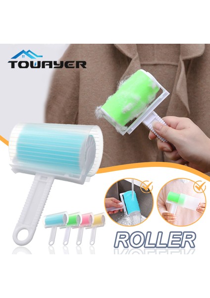 Sarı Kapaklı Tüy Tiftiği Çıkarıcı Yıkanabilir Giysiler Saç Yapışkan Rulo Yeniden Kullanılabilir Taşınabilir Evcil Saç Çıkarıcı Yapışkan Rulo Halı Kanepe Ev Temizliği Yeni (Yurt Dışından) fiyatları