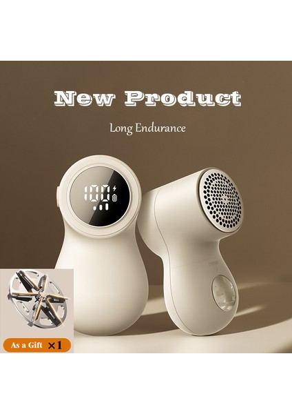 Beyaz Elektrikli Pelet Tüy Tiftiği Temizleyici Giyim Için Saç Topu LED Dijital Ekran USB Şarj Ücretsiz Hediye Bıçak Taşınabilir Profesyonel (Yurt Dışından) fiyatları