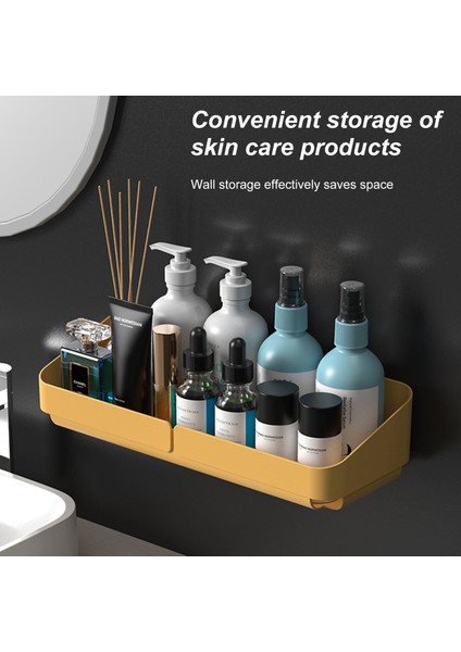 Koyu Yeşil Banyo Mutfak Duvara Monte Depolama Raf Raf Duvar Baharat Organizatör Kozmetik Olmadan Sondaj Havzası Duş Aksesuarı (Yurt Dışından) indirimleri