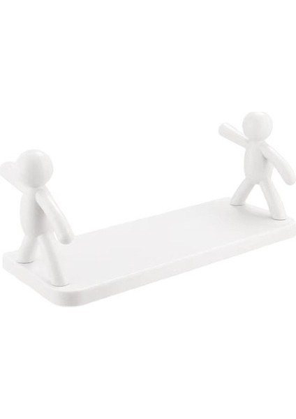 Beyaz Dropshipme Banyo Rafı Hiçbir Matkap Duş Depolama Duvar Kozmetik Şampuan Sabun Organizatör Çok Amaçlı Wc Banyo Aksesuarları (Yurt Dışından)