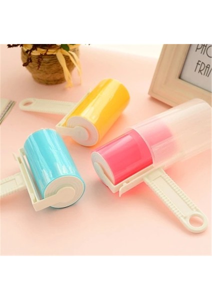 Pembe Yıkanabilir Giysiler Saç Yapışkan Rulo Yeniden Kullanılabilir Taşınabilir Ev Temiz Pet Saç Çıkarıcı Yapışkan Rulo Halı Yatak Kanepe Toz Toplayıcı (Yurt Dışından) fırsatları