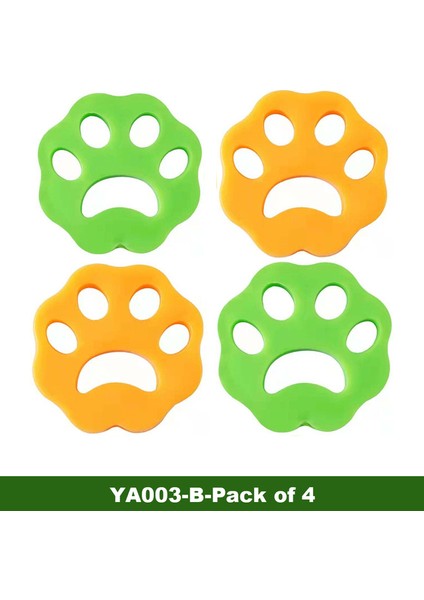 B-4pcs Pet Saç Çıkarıcı Çamaşır Makinesi Yeniden Kullanılabilir Pet Kürk Lint Catcher Filtreleme Topu Yeniden Kullanılabilir Temizleme Çamaşır Aksesuarları (Yurt Dışından)