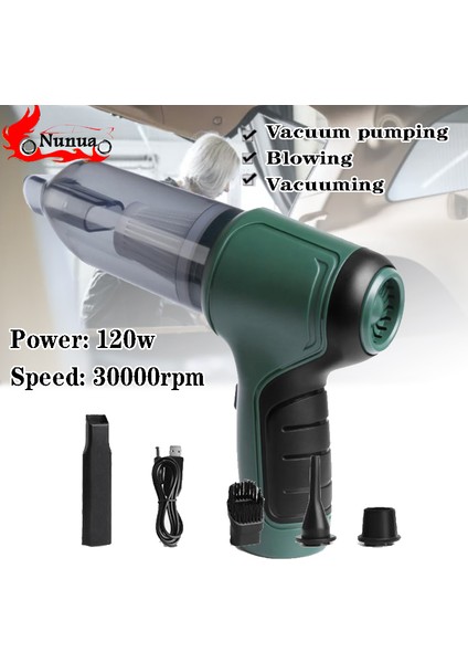 Yeşil Araba Elektrikli Süpürge 3 In 1 Akülü Taşınabilir Hava Üfleyici El Hava Silgi Mini 9000PA Kablosuz 5000MAH Siklonik Emme Ev (Yurt Dışından) fiyatları