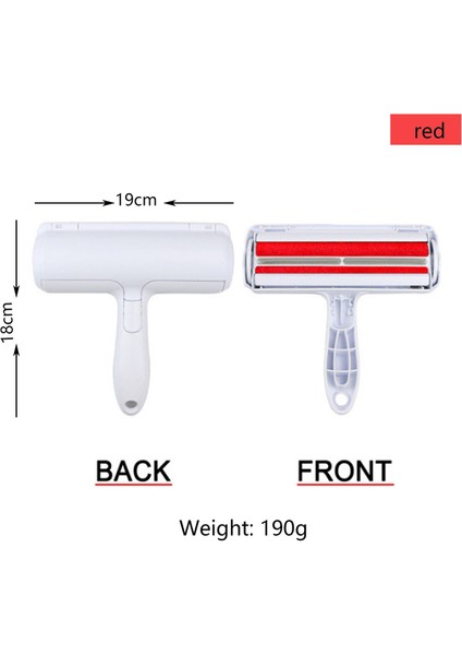 Kırmızı Pet Saç Çıkarıcı Rulo Limpieza Hogar Kedi Köpek Yapışkan Saç Fırçası Halı Elbise Epilasyon Cihazı Ev Temiz Araçları (Yurt Dışından)