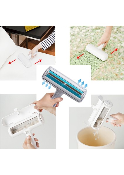 Mor Yedek Pet Saç Rulo Sökücü Lint Fırçası 2 Yollu Köpek Kedi Tarak Aracı Uygun Temizleme Köpek Kedi Kürk Fırçası Tabanı Ev Mobilyaları Kanepe Giydirin (Yurt Dışından) indirimleri