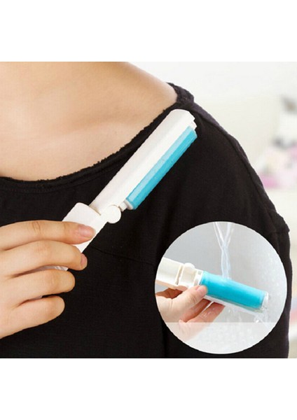 Mavi Lint Silindirler Fırça Temizleme Yeniden Kullanılabilir Yıkama Viskoz Cihaz Pet Saç Çıkarıcı Kazak Sac Mobilya Aksesuarları Kullanarak (Yurt Dışından) fırsatları