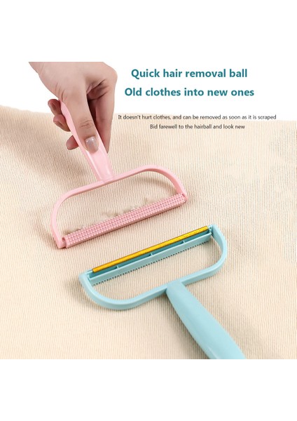 Mavi Lint Kabartmak Sökücü Çift Taraflı Fuzz Kumaş Tıraş Makinesi Temizleyici Halı Yün Ceket Elbise Kazıyıcı Kabartmak Saç Kaldırmak Fırça Aracı (Yurt Dışından) fiyatları