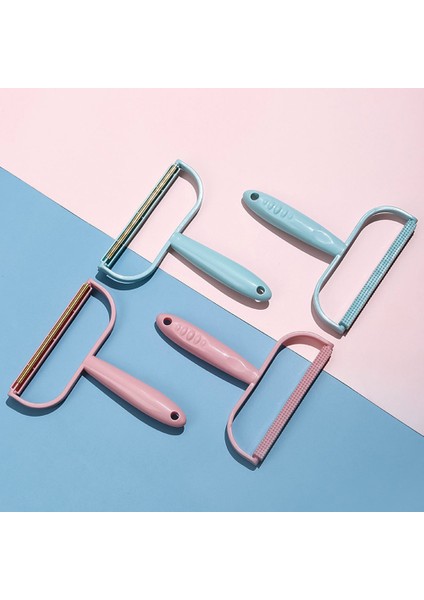 Mavi Lint Kabartmak Sökücü Çift Taraflı Fuzz Kumaş Tıraş Makinesi Temizleyici Halı Yün Ceket Elbise Kazıyıcı Kabartmak Saç Kaldırmak Fırça Aracı (Yurt Dışından) fırsatları