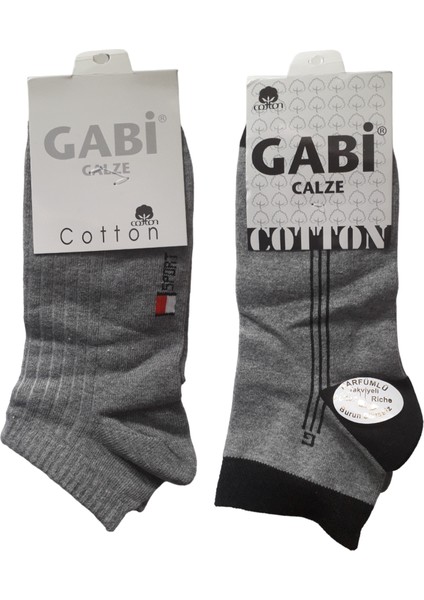Gabi Calze Cotton Erkek Spor Babet Çorap 6 Adet