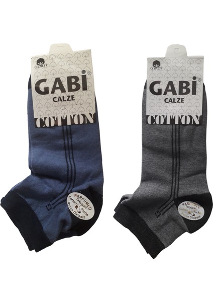 Gabi Calze Cotton Erkek Spor Babet Çorap 6 Adet