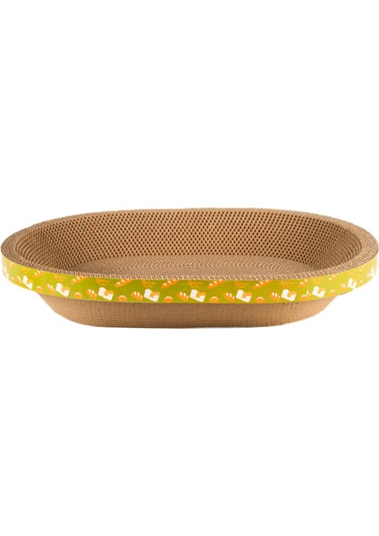 Oluklu Tırmalama Salon Ev Oval Irmalama Kartonları 58CMX40CMX9CM (Yurt Dışından)
