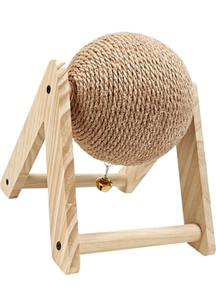 Tavşan Tırmalama Oyuncak Tavşan Tırmalama Topu Sisal Ahşap Tavşan Tırmalama Topu (Yurt Dışından)