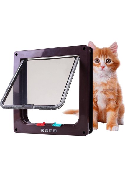 Pet Kapı Kilitlenebilir Yavrusu Kapı Kanatlı Kapı S/m/ Küçük S Küçük (Yurt Dışından)