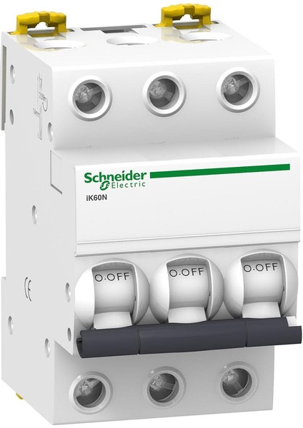 Schneıder A9K23350 Acti9 İK60N 3p 50A, 6ka B Eğrisi Otomat