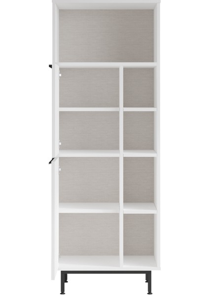 Ocean Ofis Klasör Dolabı Kitaplık 2 Kapaklı Metal Ayaklı Beyaz ON10B-W fırsatları