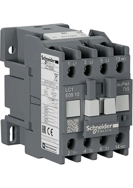 Schneider Electric Lc1-E0910M5 3Kw 220Vac Kontaktör