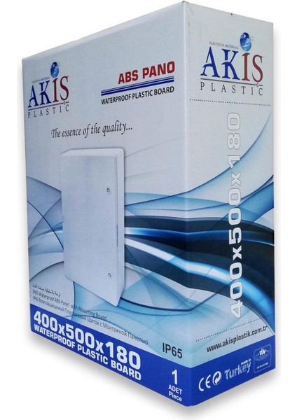 Akab-400180 Opak Kapaklı Abs Plastik Elektrik Panosu (40X50X18 Cm)