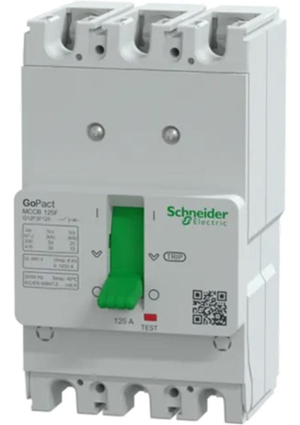 G12F3F125 3X125A 30kA Termik Manyetik Şalter GoPact