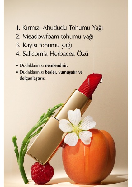 Estee Lauder Kremsi Ruj - Pure Color Creme Lipstick Kremsi, Saten Bitiş -  3.5gr - Renk: 360 Fierce